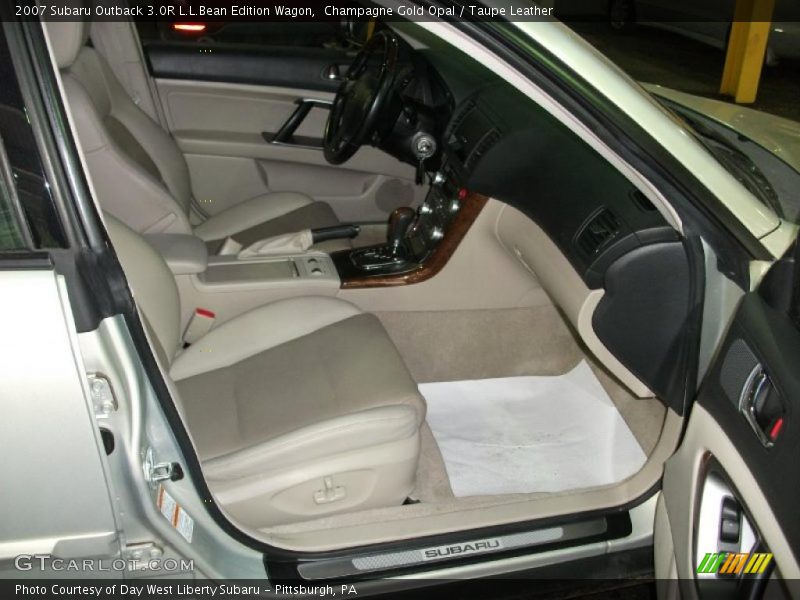 Champagne Gold Opal / Taupe Leather 2007 Subaru Outback 3.0R L.L.Bean Edition Wagon