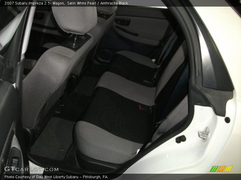 Satin White Pearl / Anthracite Black 2007 Subaru Impreza 2.5i Wagon