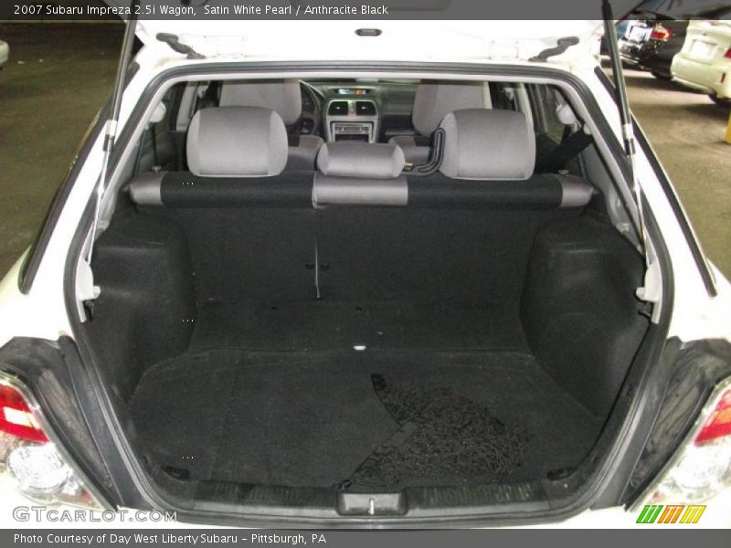 Satin White Pearl / Anthracite Black 2007 Subaru Impreza 2.5i Wagon