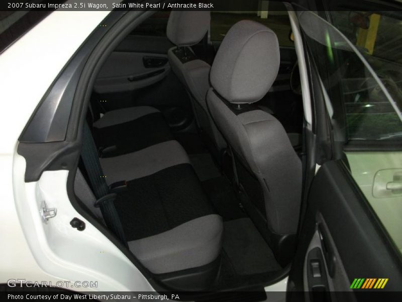 Satin White Pearl / Anthracite Black 2007 Subaru Impreza 2.5i Wagon