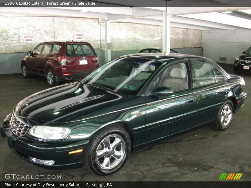 Forest Green / Shale Beige 1998 Cadillac Catera