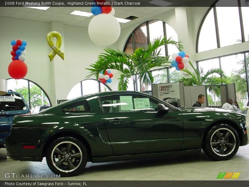 Highland Green Metallic / Dark Charcoal 2008 Ford Mustang Bullitt Coupe