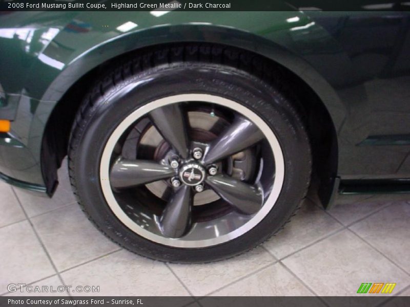 Highland Green Metallic / Dark Charcoal 2008 Ford Mustang Bullitt Coupe