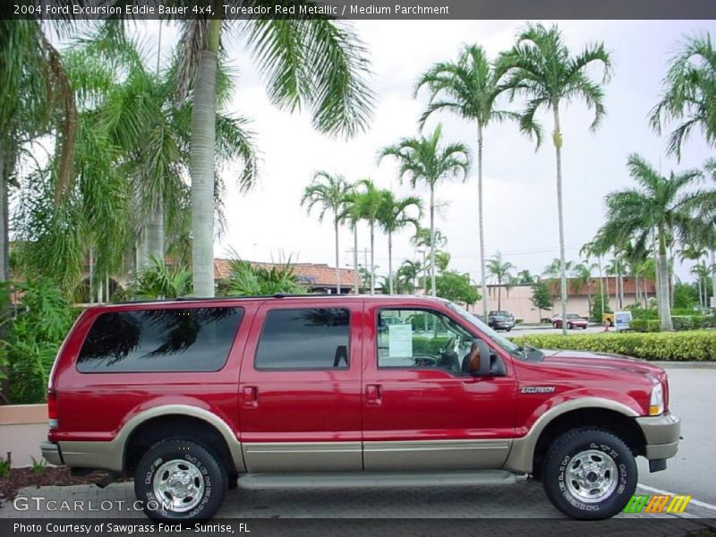 Toreador Red Metallic / Medium Parchment 2004 Ford Excursion Eddie Bauer 4x4