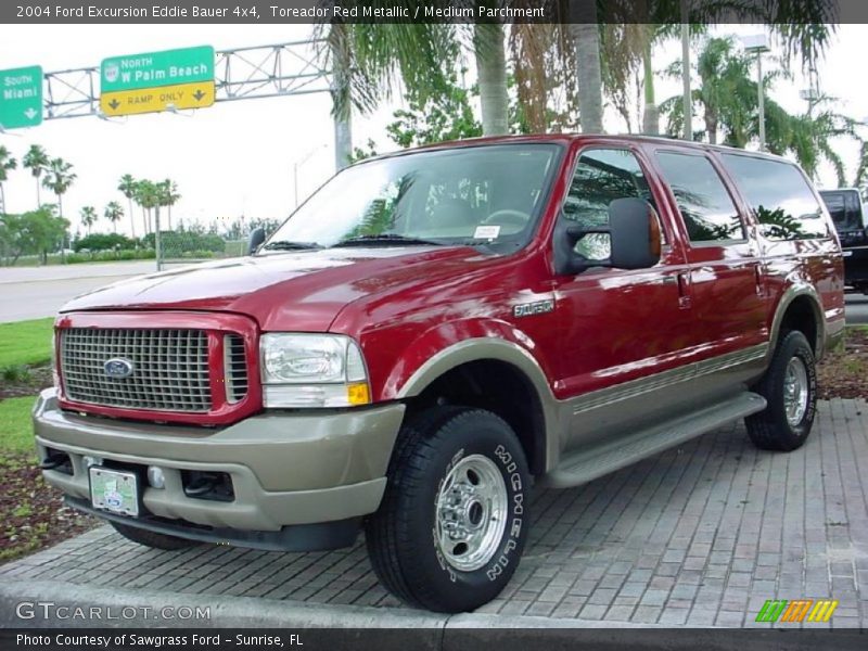 Toreador Red Metallic / Medium Parchment 2004 Ford Excursion Eddie Bauer 4x4