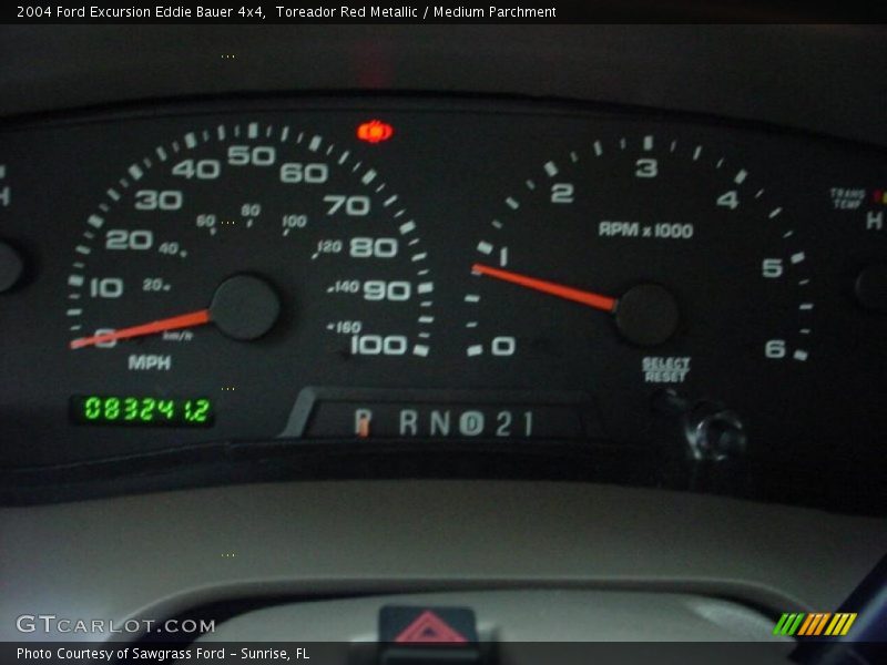 Toreador Red Metallic / Medium Parchment 2004 Ford Excursion Eddie Bauer 4x4