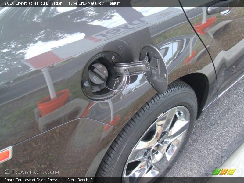 Taupe Gray Metallic / Titanium 2010 Chevrolet Malibu LT Sedan