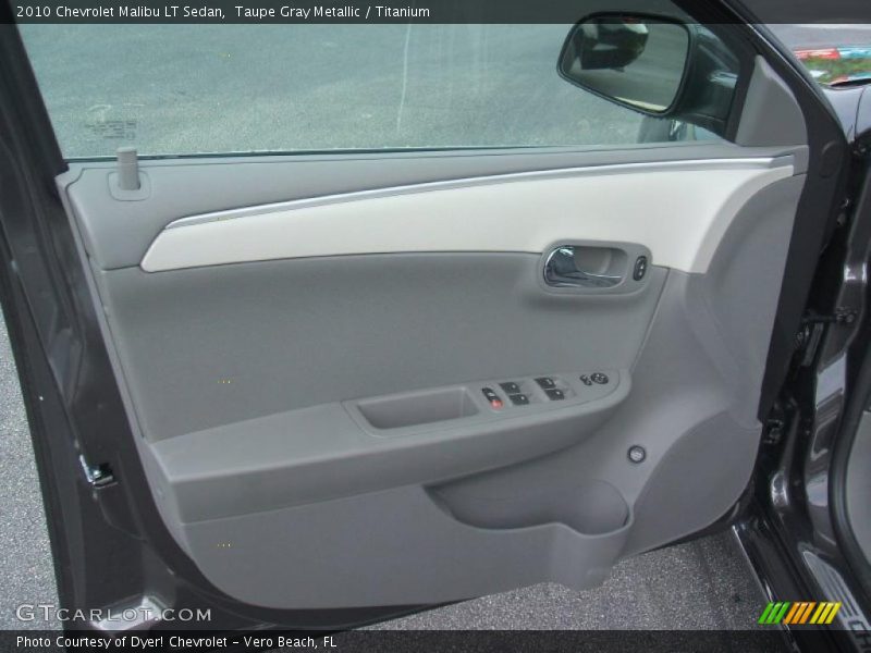 Taupe Gray Metallic / Titanium 2010 Chevrolet Malibu LT Sedan