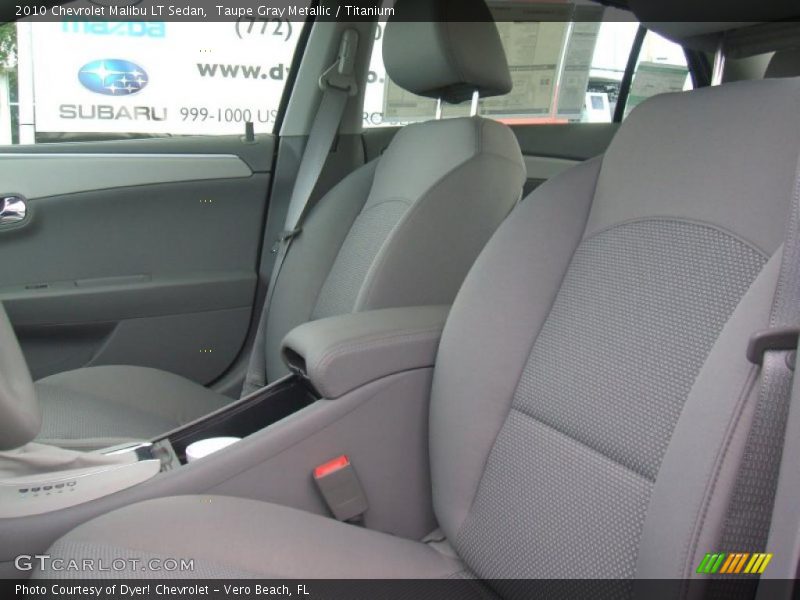 Taupe Gray Metallic / Titanium 2010 Chevrolet Malibu LT Sedan