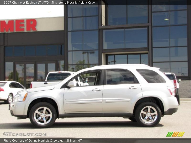 Silverstone Metallic / Light Gray 2007 Chevrolet Equinox LT AWD