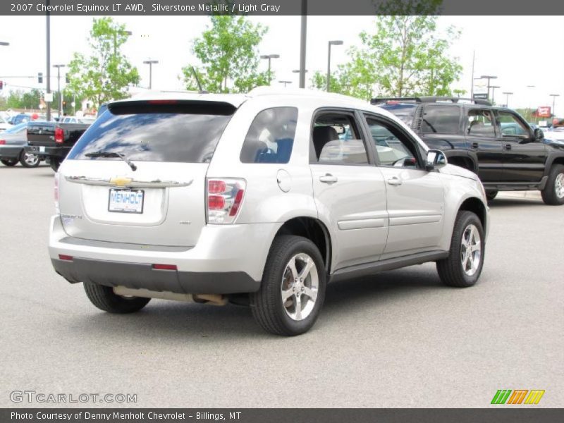 Silverstone Metallic / Light Gray 2007 Chevrolet Equinox LT AWD