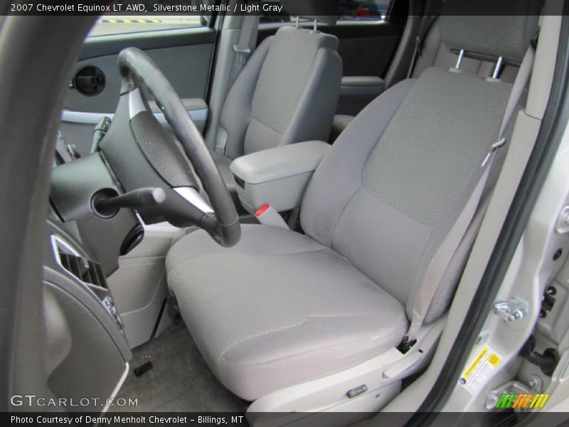 Silverstone Metallic / Light Gray 2007 Chevrolet Equinox LT AWD