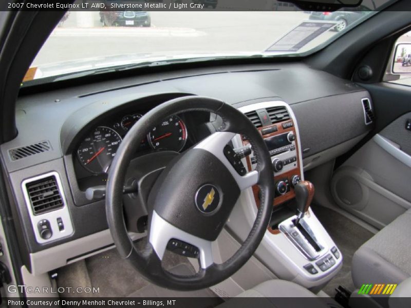 Silverstone Metallic / Light Gray 2007 Chevrolet Equinox LT AWD