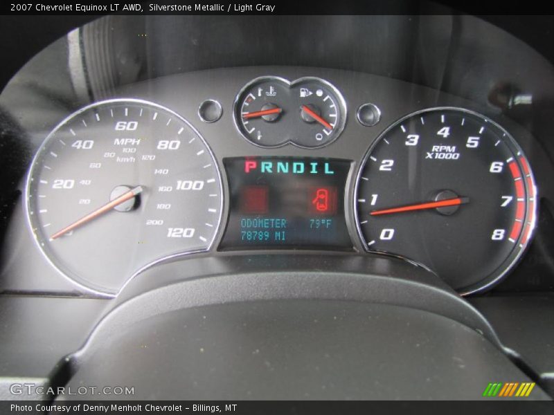 Silverstone Metallic / Light Gray 2007 Chevrolet Equinox LT AWD