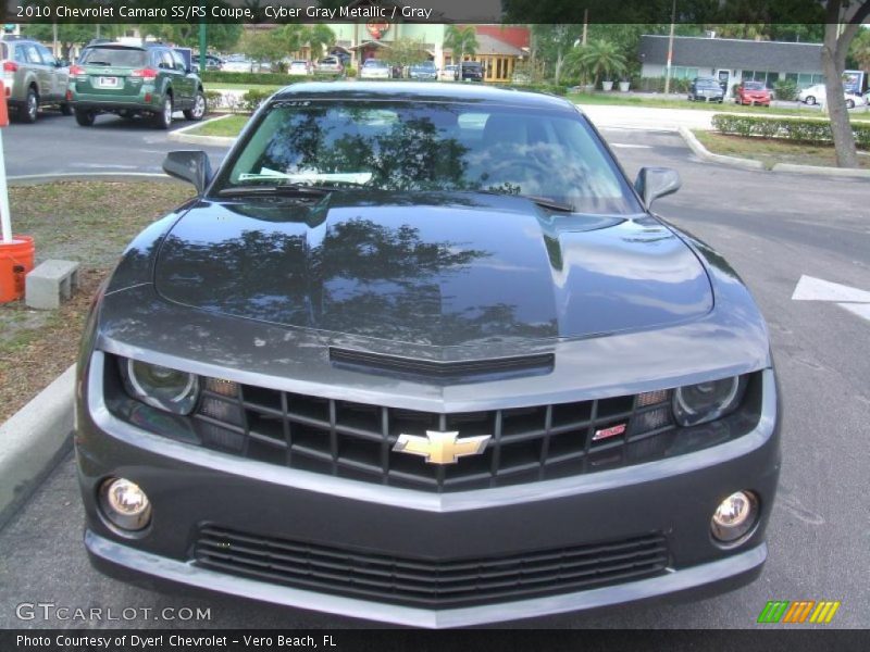 Cyber Gray Metallic / Gray 2010 Chevrolet Camaro SS/RS Coupe