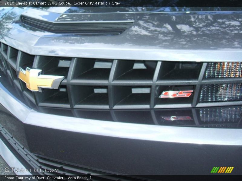 Cyber Gray Metallic / Gray 2010 Chevrolet Camaro SS/RS Coupe