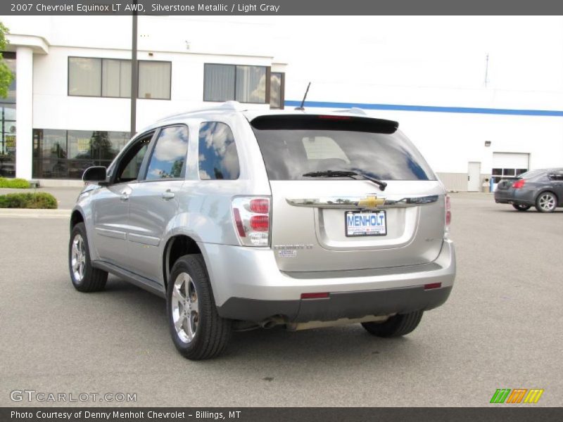 Silverstone Metallic / Light Gray 2007 Chevrolet Equinox LT AWD