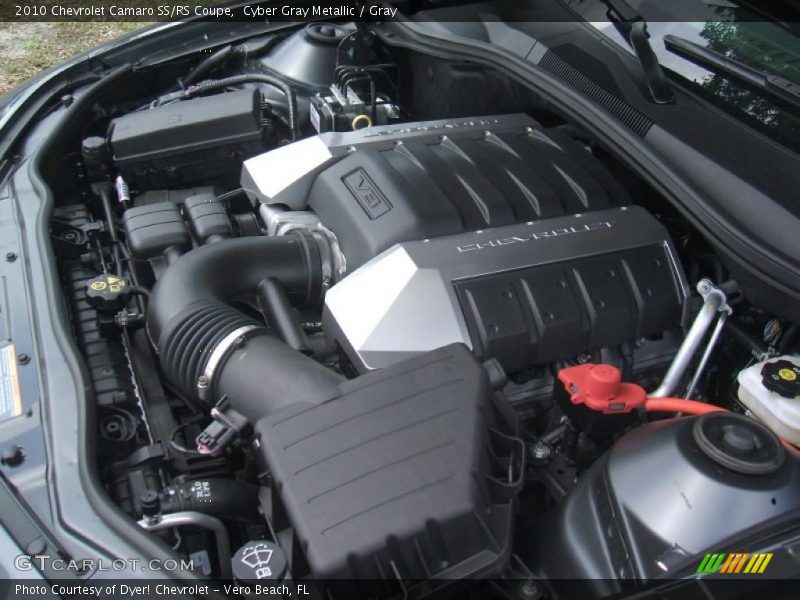 Cyber Gray Metallic / Gray 2010 Chevrolet Camaro SS/RS Coupe