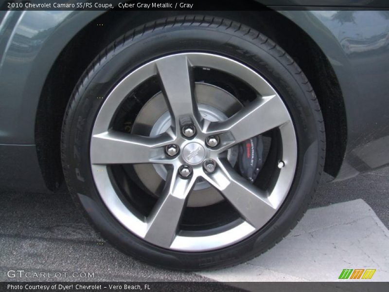 Cyber Gray Metallic / Gray 2010 Chevrolet Camaro SS/RS Coupe