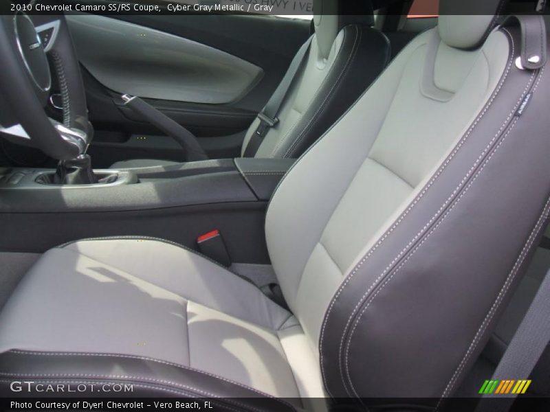 Cyber Gray Metallic / Gray 2010 Chevrolet Camaro SS/RS Coupe