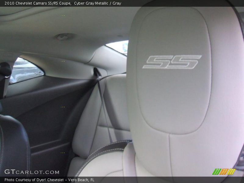 Cyber Gray Metallic / Gray 2010 Chevrolet Camaro SS/RS Coupe