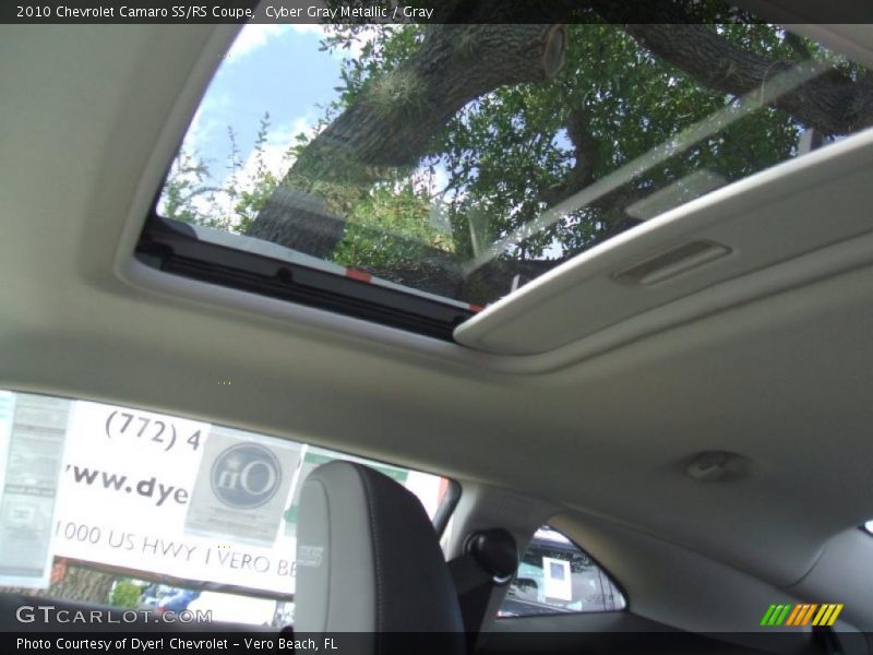 Cyber Gray Metallic / Gray 2010 Chevrolet Camaro SS/RS Coupe