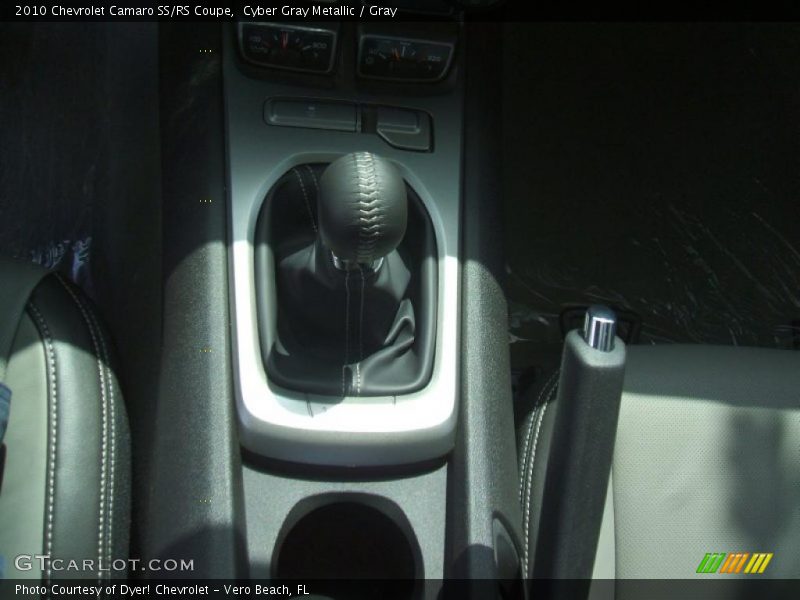 Cyber Gray Metallic / Gray 2010 Chevrolet Camaro SS/RS Coupe