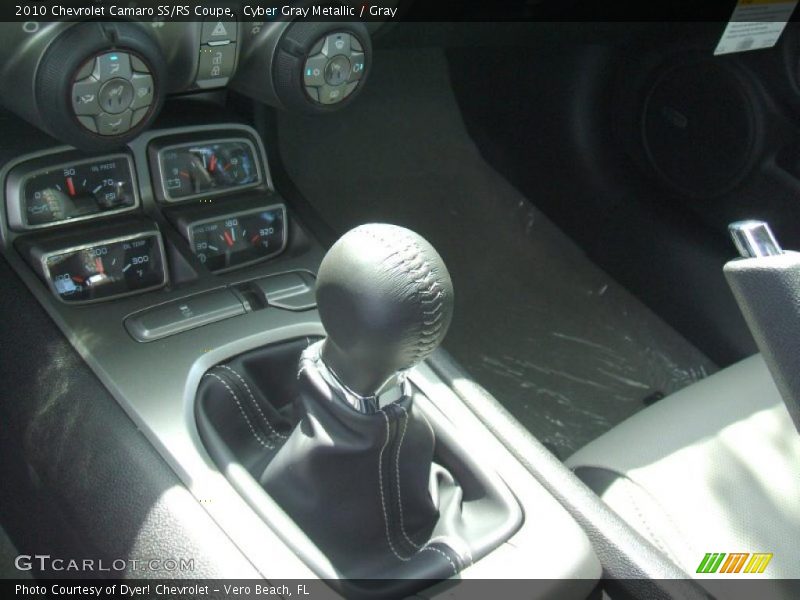 Cyber Gray Metallic / Gray 2010 Chevrolet Camaro SS/RS Coupe