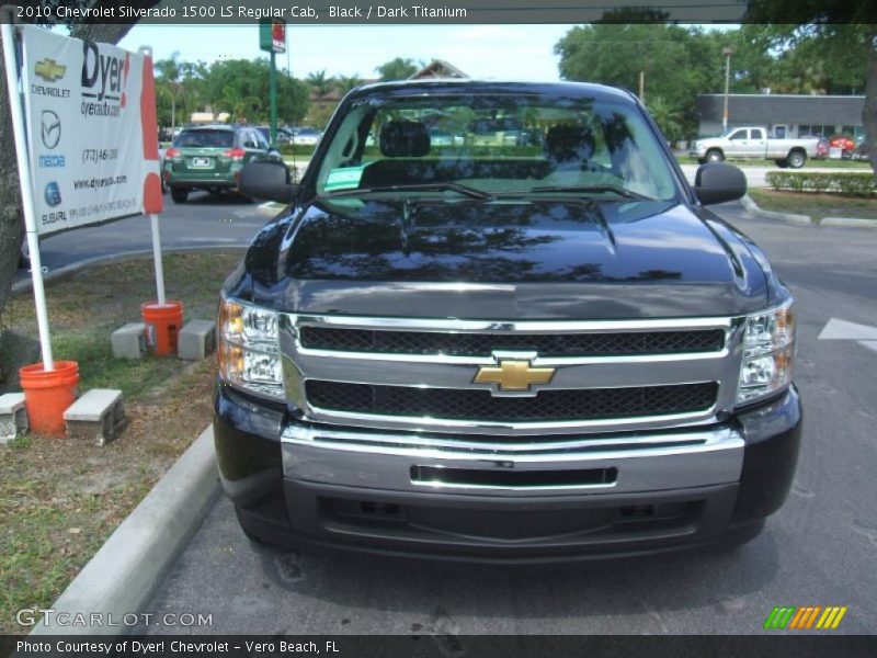 Black / Dark Titanium 2010 Chevrolet Silverado 1500 LS Regular Cab