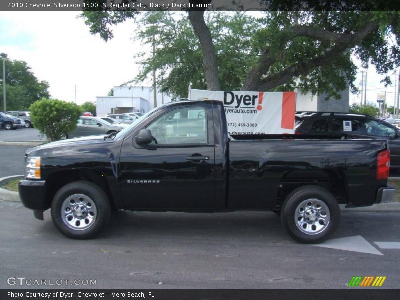 Black / Dark Titanium 2010 Chevrolet Silverado 1500 LS Regular Cab
