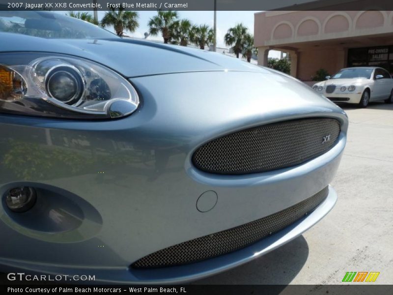 Frost Blue Metallic / Caramel 2007 Jaguar XK XK8 Convertible