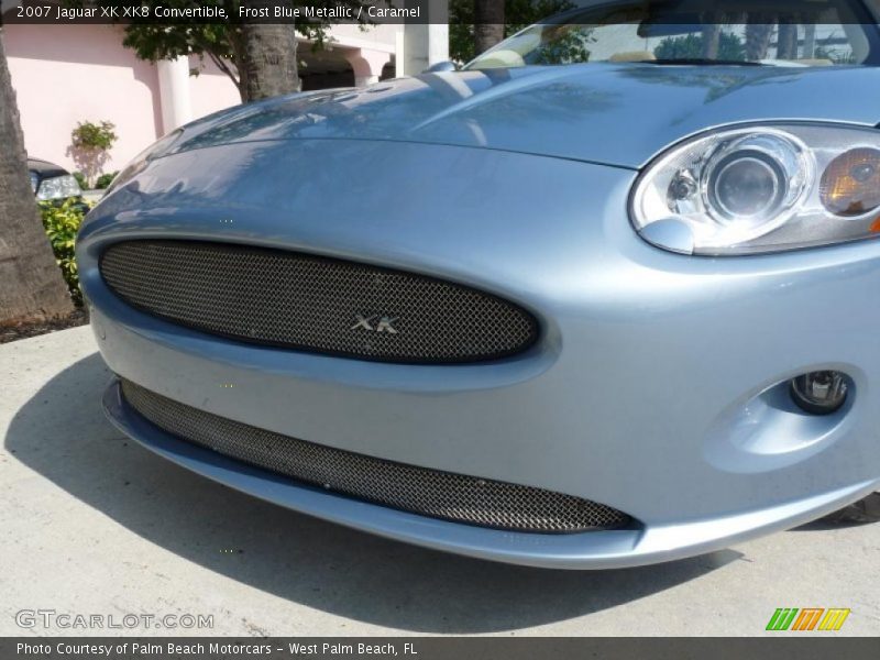 Frost Blue Metallic / Caramel 2007 Jaguar XK XK8 Convertible