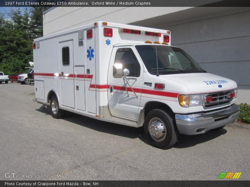 Oxford White / Medium Graphite 1997 Ford E Series Cutaway E350 Ambulance