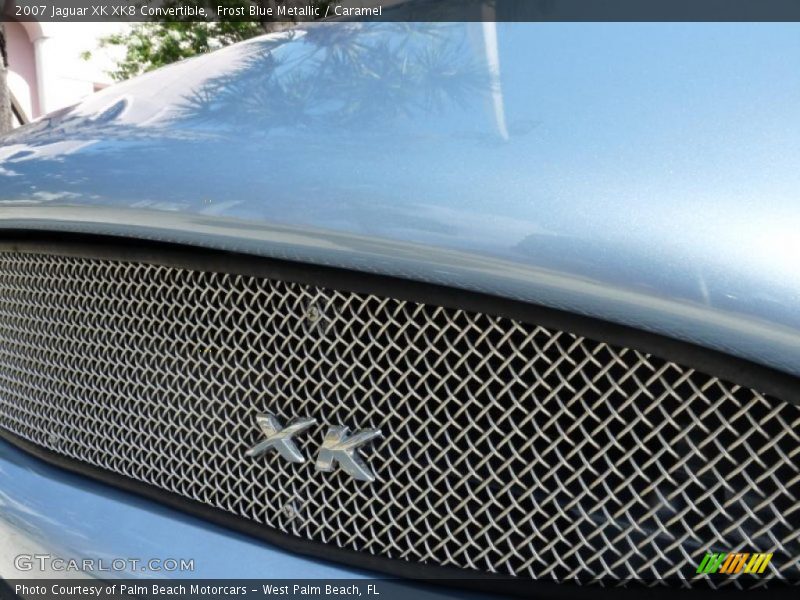 Frost Blue Metallic / Caramel 2007 Jaguar XK XK8 Convertible