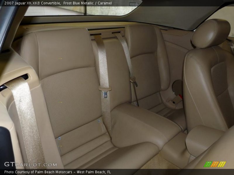 Frost Blue Metallic / Caramel 2007 Jaguar XK XK8 Convertible
