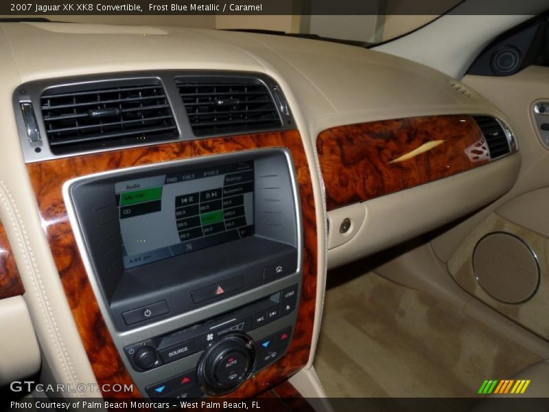 Frost Blue Metallic / Caramel 2007 Jaguar XK XK8 Convertible