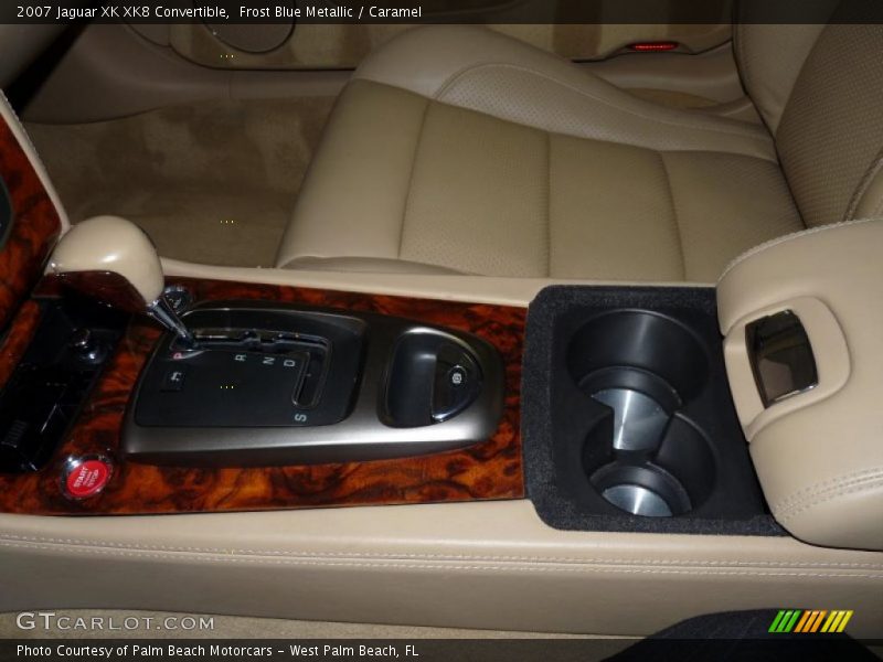 Frost Blue Metallic / Caramel 2007 Jaguar XK XK8 Convertible