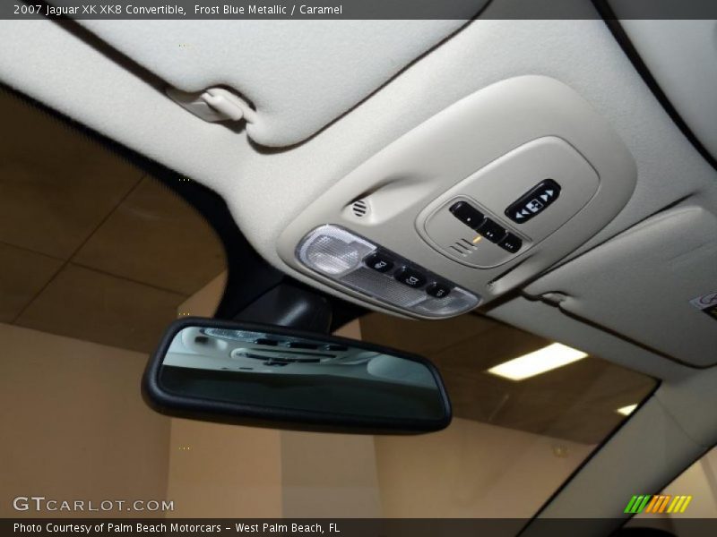 Frost Blue Metallic / Caramel 2007 Jaguar XK XK8 Convertible
