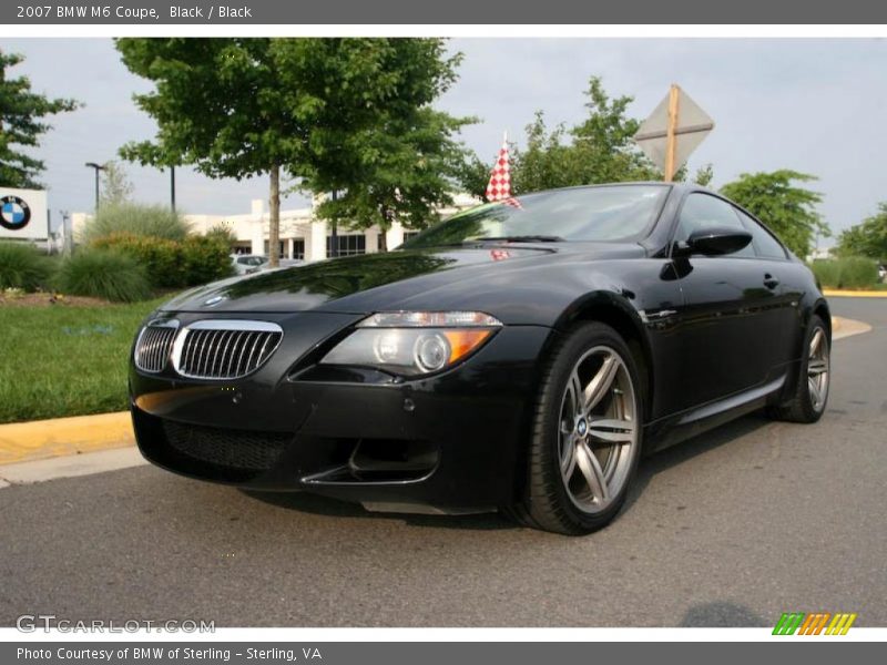 Black / Black 2007 BMW M6 Coupe