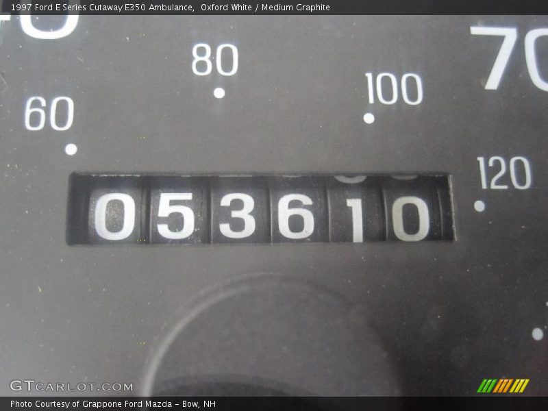 Oxford White / Medium Graphite 1997 Ford E Series Cutaway E350 Ambulance
