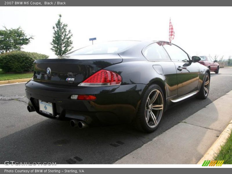 Black / Black 2007 BMW M6 Coupe