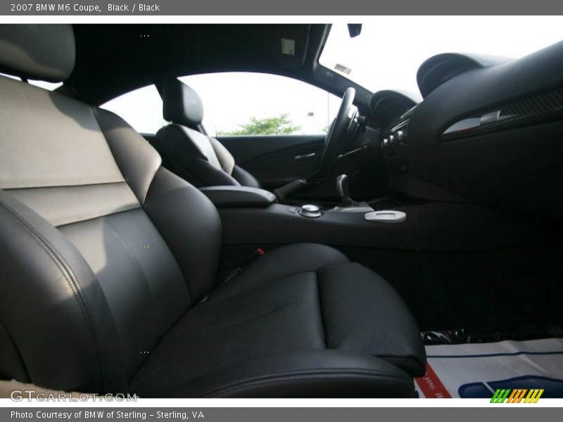Black / Black 2007 BMW M6 Coupe