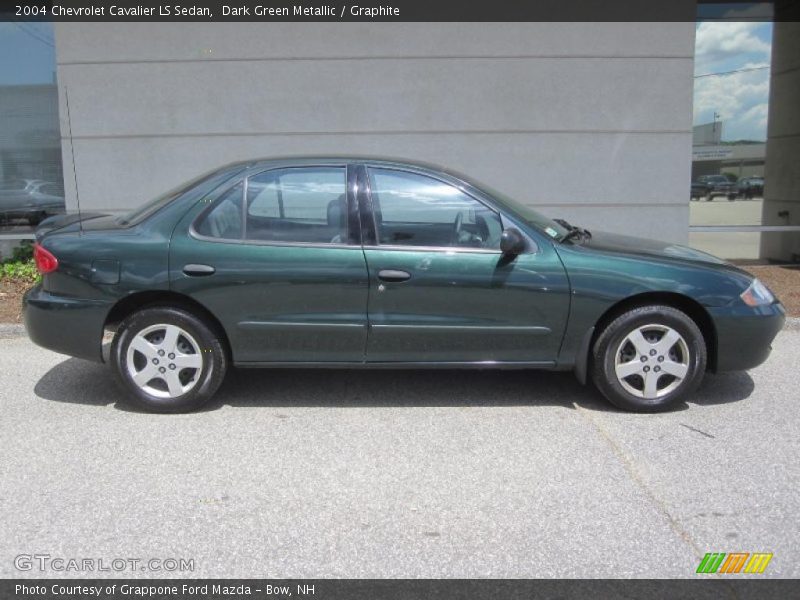 Dark Green Metallic / Graphite 2004 Chevrolet Cavalier LS Sedan
