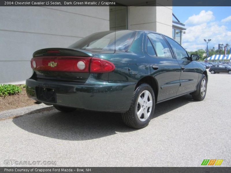 Dark Green Metallic / Graphite 2004 Chevrolet Cavalier LS Sedan