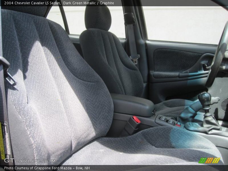 Dark Green Metallic / Graphite 2004 Chevrolet Cavalier LS Sedan
