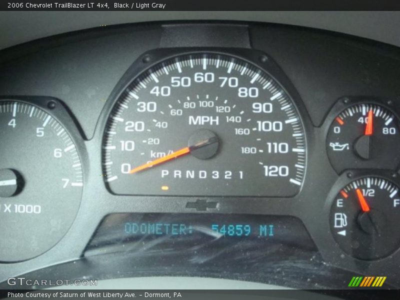 Black / Light Gray 2006 Chevrolet TrailBlazer LT 4x4
