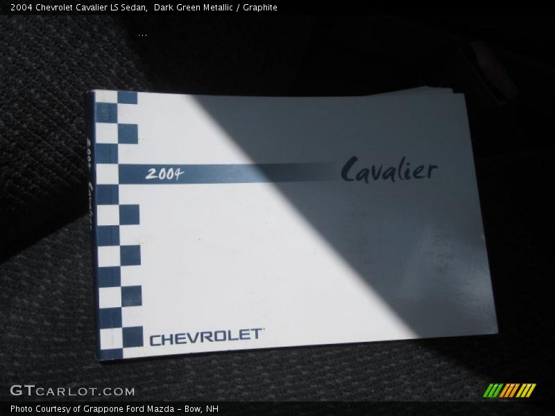 Dark Green Metallic / Graphite 2004 Chevrolet Cavalier LS Sedan