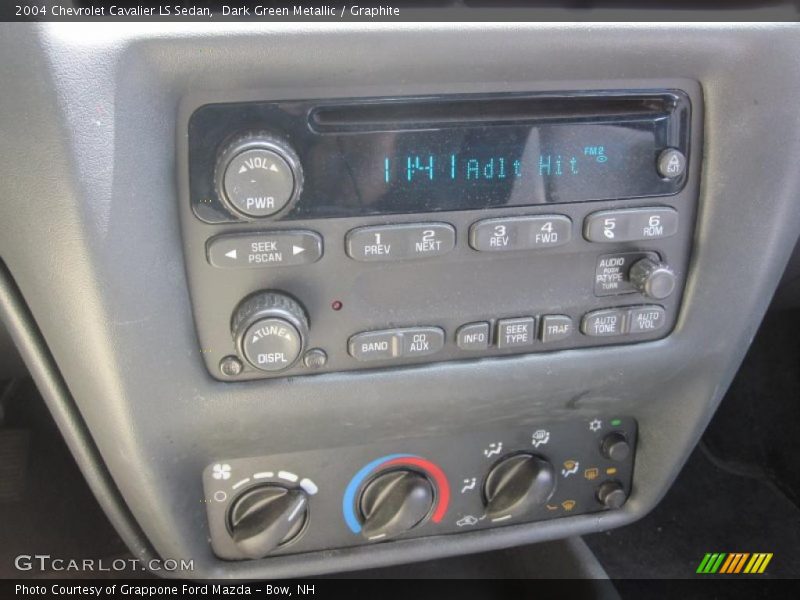 Dark Green Metallic / Graphite 2004 Chevrolet Cavalier LS Sedan