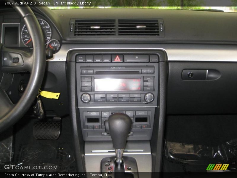 Brilliant Black / Ebony 2007 Audi A4 2.0T Sedan