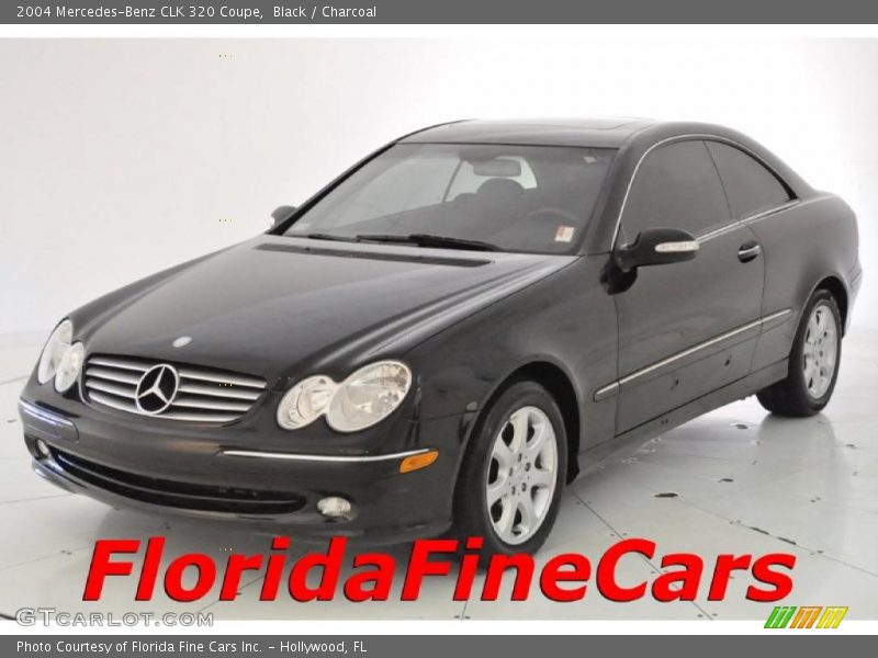 Black / Charcoal 2004 Mercedes-Benz CLK 320 Coupe